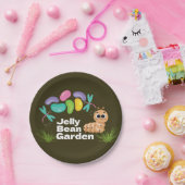 Dessert Plates Easter Jelly Beans Garden Party ペーパープレート (パーティー)
