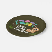 Dessert Plates Easter Jelly Beans Garden Party ペーパープレート (アングル)