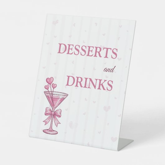 Desserts and Drinks サイン | A Tiny Bit Engaged (正面)