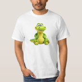 Dessin d’un crocodile rigolo. tシャツ (正面)
