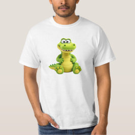 Dessin d’un crocodile rigolo. tシャツ