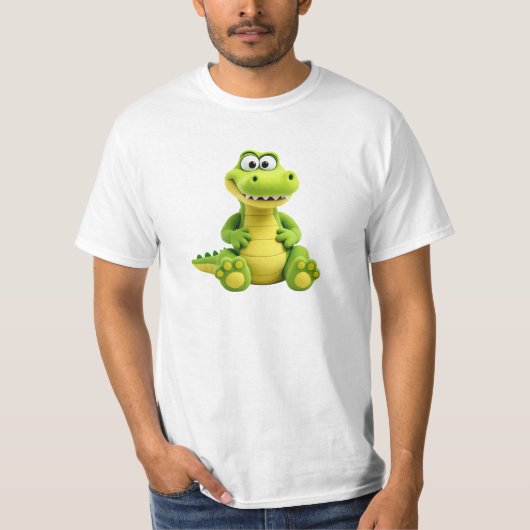 Dessin d’un crocodile rigolo. tシャツ (正面)