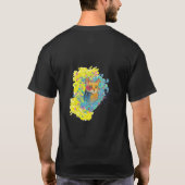 dessin de chat coloré tシャツ (裏面)