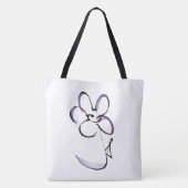 dessin mignon petite fleur トートバッグ (裏面)