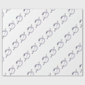 dessin mignon petite planète ラッピングペーパー (フラット)