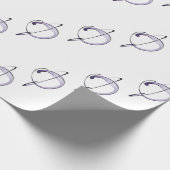 dessin mignon petite planète ラッピングペーパー (角)