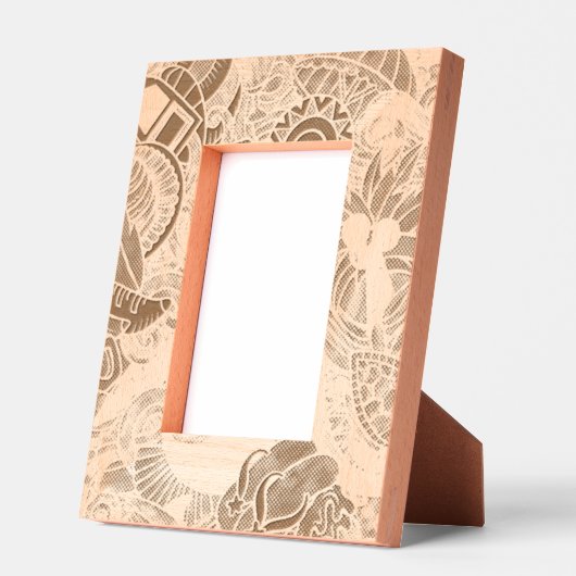 Dessin terminer le mars 2025 レーザー彫刻フレーム (左)