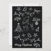 dessins motifs de Noël シーズンカード (正面)