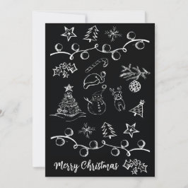 dessins motifs de Noël シーズンカード