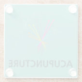 Dessous de verre Acupuncture ガラスコースター (裏面)