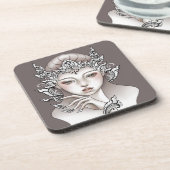 Dessous de verre Déesse de la terre brun コースター (左側)