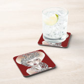 Dessous de verre Déesse du feu rouge コースター (右側)