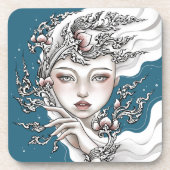 Dessous de verre Déesse du lotus bleu コースター (正面)