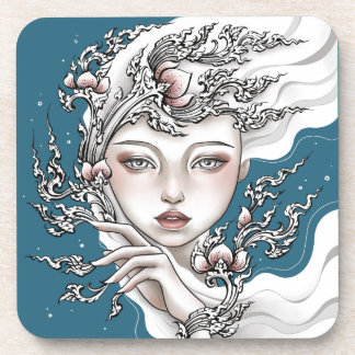 Dessous de verre Déesse du lotus bleu コースター