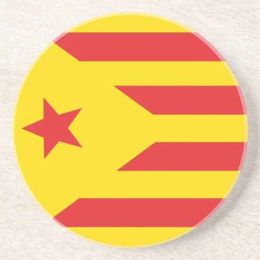 Dessous de verre Drapeau Catalan "Serenya" コースター (正面)