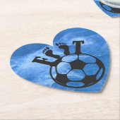 Dessous-de-verre en papier football ペーパーコースター (アングル)