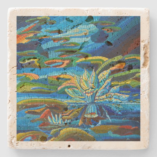 Dessous-de-verre En Pierre  - Double Attraction ストーンコースター (正面)