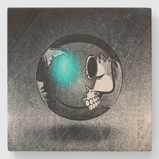 Dessous-de-verre En Pierre Walkermoji Vintage ストーンコースター (正面)