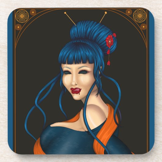 Dessous de verre en plastique dur コースター (正面)