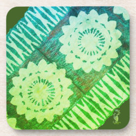 Dessous de verre en plastique dur. TAPA Vert コースター