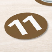 Dessous-de-verre Métro de Paris ligne 11 ラウンドペーパーコースター (アングル)