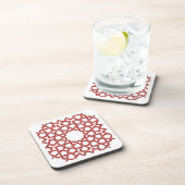 Dessous de verre Mosaique marocaine rouge MAMLUK コースター (右側)