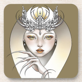 Dessous de verre plastique dur Déesse de la lune コースター