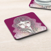 Dessous de verre plastique dur Déesse des plantes コースター (左側)