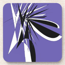 Dessous-de-Verre Violet graphique en Plastique