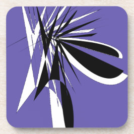 Dessous-de-Verre Violet graphique en Plastique コースター