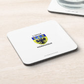 Dessous de verres - blason de L'Aigle - Normandie コースター (左側)