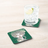 Dessous de verres plastique dur Déesse des arbres  コースター (右側)
