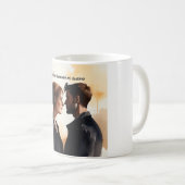 Destellos de Miradas: Ilustración en Acuarela que  コーヒーマグカップ (正面右)