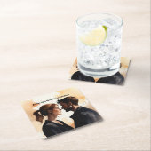 Destellos de Miradas: Ilustración en Acuarela que  スクエアペーパーコースター (インサイチュ)