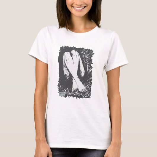 DeStijlの女性のためのファインアートのTシャツ Tシャツ (正面)