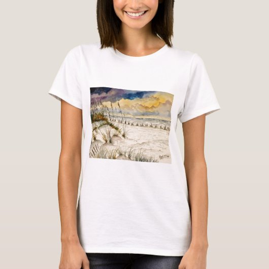 Destinフロリダのビーチの芸術 Tシャツ (正面)