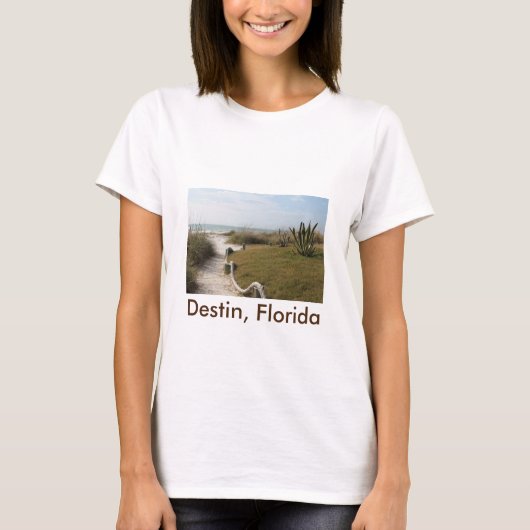 Destinフロリダのビーチ道 Tシャツ (正面)