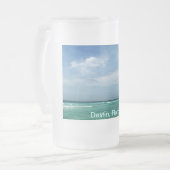 Destin、フロリダはマグを曇らしました フロストグラスビールジョッキ (正面左)