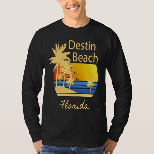 Destin Beach Florida Souvenir  Graphic Tシャツ (正面)