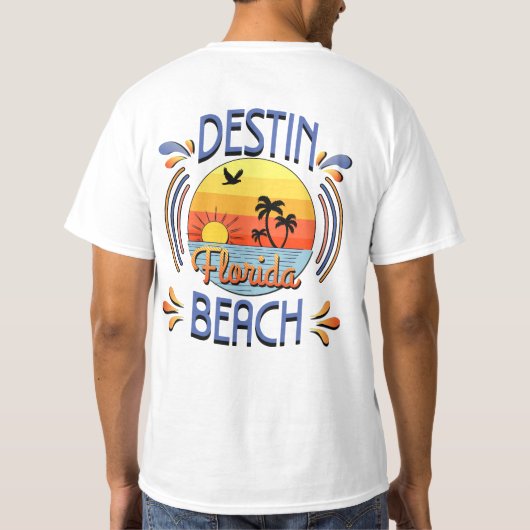 Destin Beach, Florida Tシャツ (裏面)