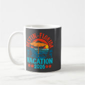 Destin Florida 2026 Family Vacation Beach Summer V コーヒーマグカップ (左)