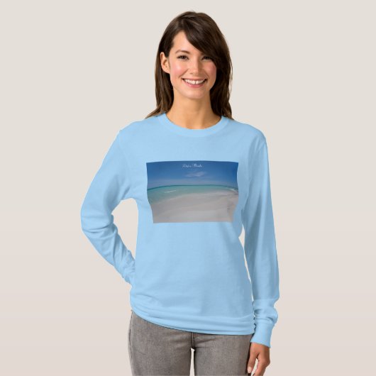 Destin Florida Beach Long Sleeve T-shirt Tシャツ (正面フル)