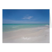 Destin Florida Beach Thank You Card (正面横)