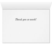 Destin Florida Beach Thank You Card (内部横(下))