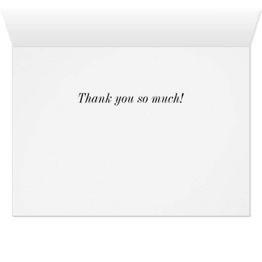 Destin Florida Beach Thank You Card (内部横(下))