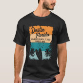 Destin Florida Fl Beach And Tシャツ (正面)