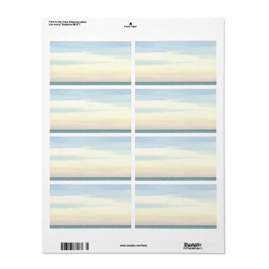 Destin Ocean Stationary ラベル (フルシート)