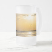 Destin Sunset And Helicopters Frosted Beer Mug フロストグラスビールジョッキ (正面右)