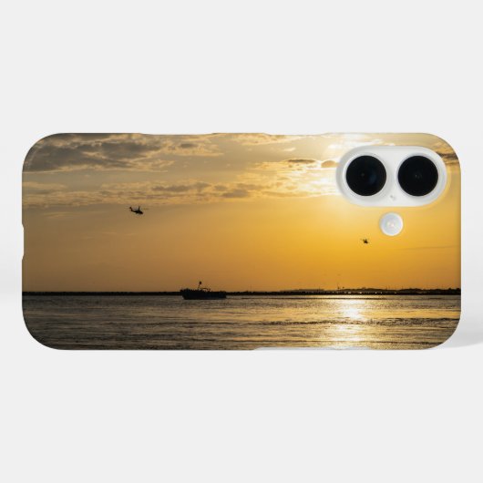 Destin Sunset And Helicopters iPhone Case Case-Mate iPhoneケース (裏面 (横))