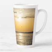 Destin Sunset And Helicopters Latte Mug カフェラテマグ (右)
